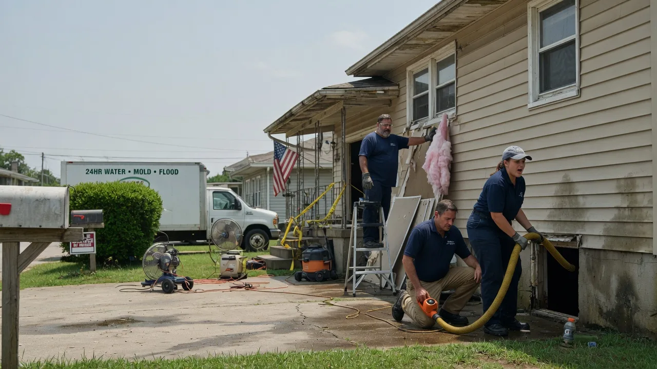 Water Damage Repair in Franklin, IL near me
